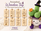 Crochet Witch Cactus Pot — handmade product image 3